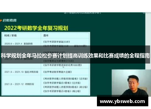 科学规划全年马拉松参赛计划提高训练效果和比赛成绩的全程指南